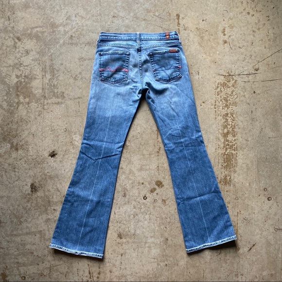 7FAM Bootcut Jeans 7 For All Mankind Denim Boot Cut Women’s 28 - Picture 3 of 10
